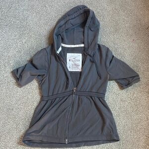 Hollister Short Sleeved Cinched Hoodie